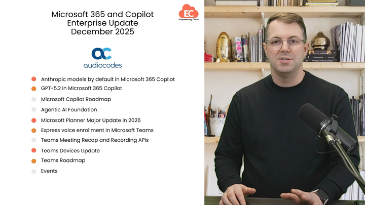 Microsoft 365 and Copilot Enterprise Update December 2025